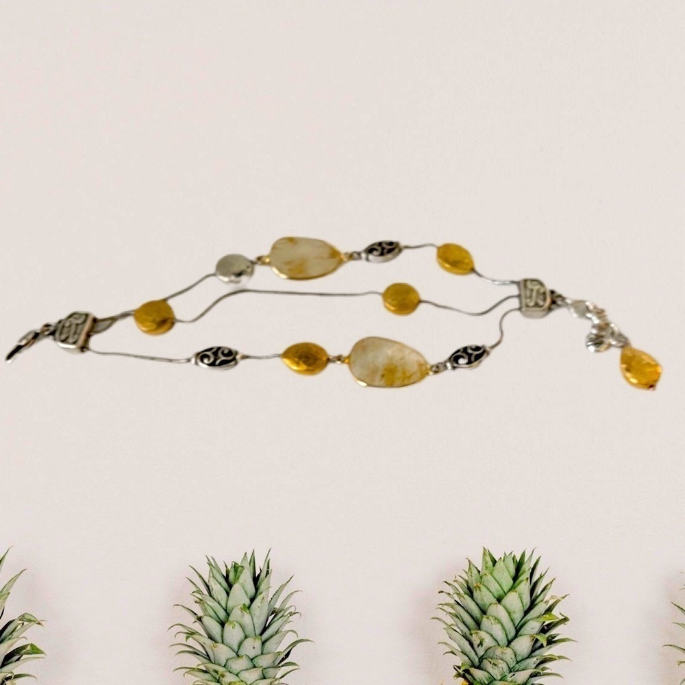 Brighton Mediterranean Bracelet J37011 3 strand bracelet. Gold and silver plated